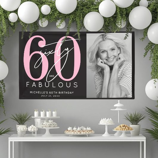 Sixty Fabulous 60th Birthday Party Spandoek