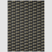 Sixty gold on black birthday or annversary tissuepapier (Voorkant)