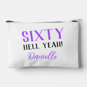 Sixty Hell ja! Gepersonaliseerde Paarse 60ste verj Etui (Achterkant)