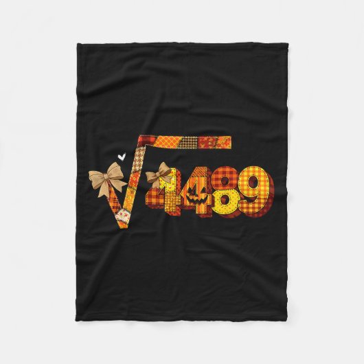 Sixty Seven 67 Meme Square Root 4489 Slang Math Te Fleece Deken (Voorkant)
