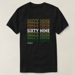 "SIXTYNINE DESIGN" logo T-shirt