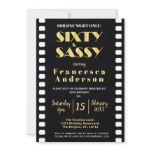 Sixy & Sassy Chic Black Gold 1920s Movie Theme