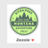 Siyeh-pas Montana wandelpaden Sticker (Vel)