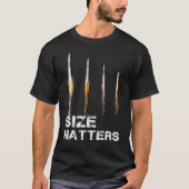 Size Matters Bullets T-shirt (Voorkant)