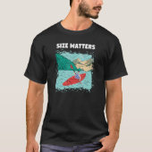 Size Matters Whitewater Kayaking T-shirt (Voorkant)