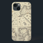 Size of Lakes and Islands Case-Mate iPhone Case<br><div class="desc">Size of Lakes and Islands. By Colton,  G.W. (185) Published by 'New York: J.H. Colton'.</div>