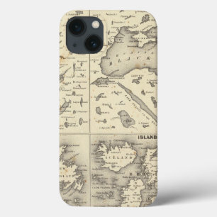 Size of Lakes and Islands Case-Mate iPhone Case