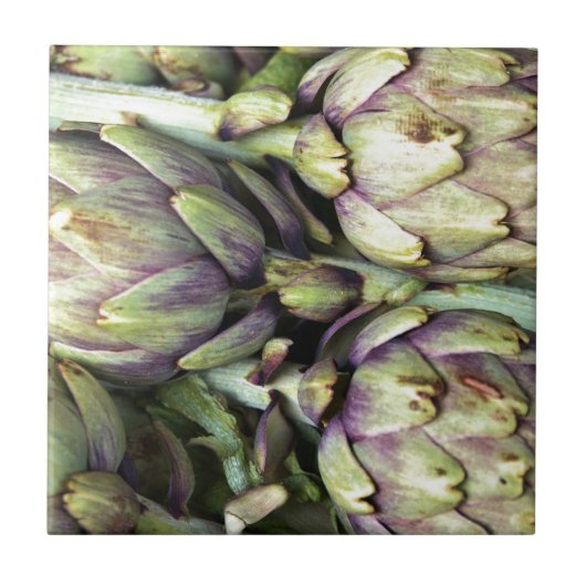 Sizilianisches Stillleben mit Artischocken Tegeltje (Voorkant)