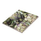 Sizilianisches Stillleben mit Artischocken Tegeltje (Zijkant)