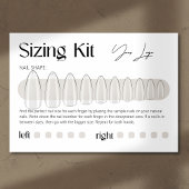 Sizing Kit Press-On Nagels Modern Bedankkaart