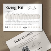 Sizing Kit Press-On Nagels Modern Bedankkaart