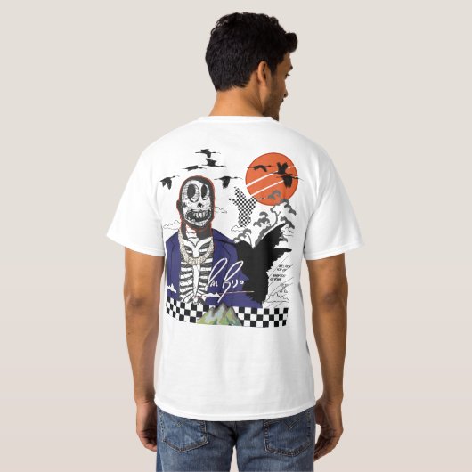 Sizmo x Pal Biso - Paradise Island - T-Shirt (Achterkant volledig)