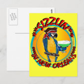 SIZZELENDE PAPEGAAIEN BRIEFKAART (Voorkant / Achterkant)