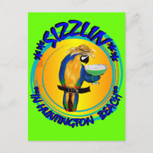 SIZZELENDE PAPEGAAIEN BRIEFKAART