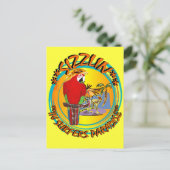 SIZZELENDE PAPEGAAIEN BRIEFKAART (Staand voorkant)