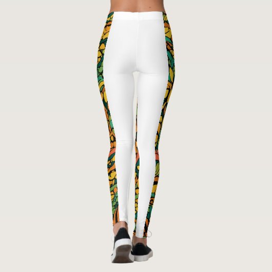 Sizzle and Stride: pronk uw vertrouwen met onze Leggings (Achterkant)