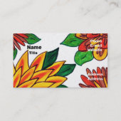 Sizzle Business Card-sjabloon Visitekaartje (Voorkant)