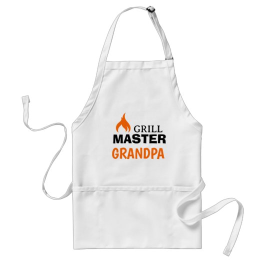 SIZZLE! 🍔 Grill Master Opa Schort (Voorkant)