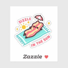 Sizzle in the sun sticker