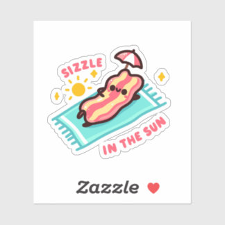 Sizzle in the sun sticker