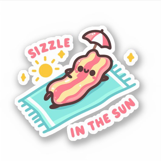 Sizzle in the sun sticker (Voorkant)