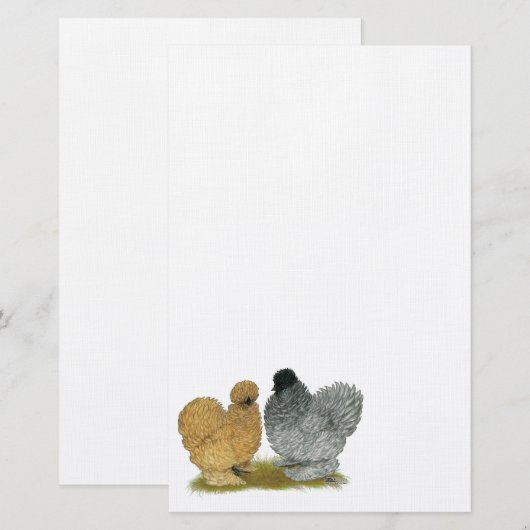 Sizzle Kippen Briefpapier (Voorkant / Achterkant)