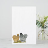 Sizzle Kippen Briefpapier (Staand voorkant)