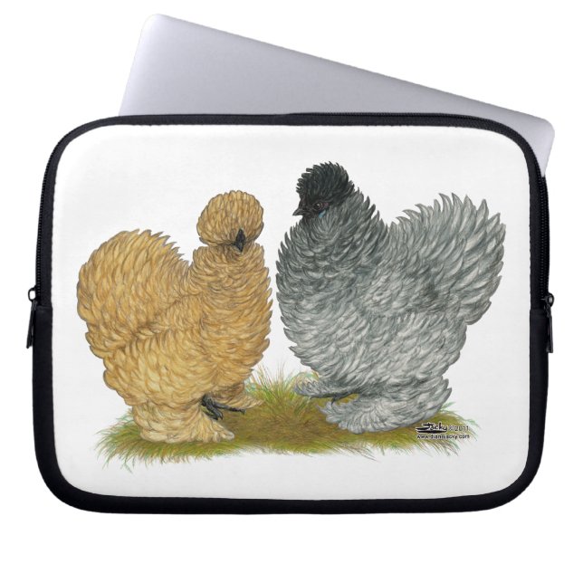 Sizzle Kippen Laptop Sleeve (Voorkant)