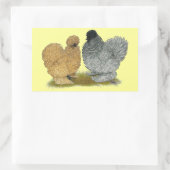 Sizzle Kippen Rechthoekige Sticker (Tas)