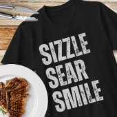 Sizzle Saar Glimlach Grappig Carnivoor Unisex T-shirt