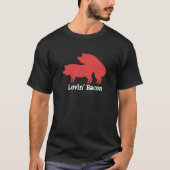 Sizzle Stijl Met Liefde Bacon Liefdevolle Bacon Gr T-shirt (Voorkant)