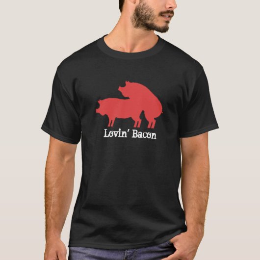 Sizzle Stijl Met Liefde Bacon Liefdevolle Bacon Gr T-shirt (Voorkant)