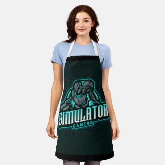 Sizzle & Style – het ultieme keuken vibe Schort (Gedragen)