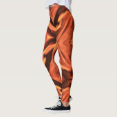 Sizzlin Hot Pants - Vlam Print Leggins Leggings (Links)