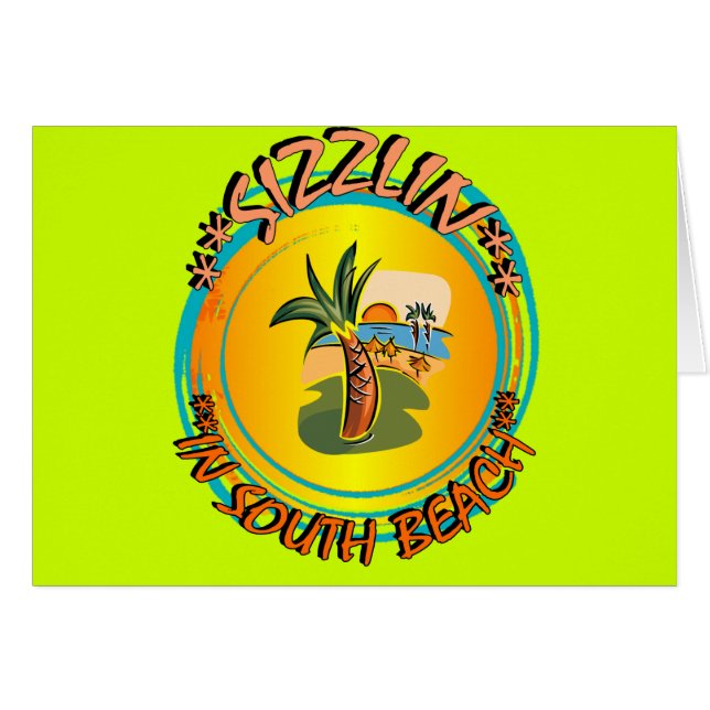Sizzlin in South Beach (Voorkant Horizontaal)