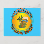 Sizzlin in South Beach Briefkaart (Voorkant)