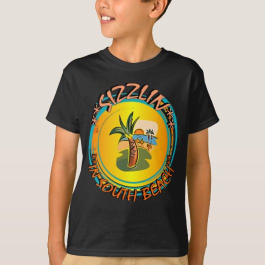 Sizzlin in South Beach T-shirt (Voorkant)