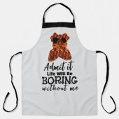 Sizzling Bacon Schort:  Chef Humor Schort (Voorkant)