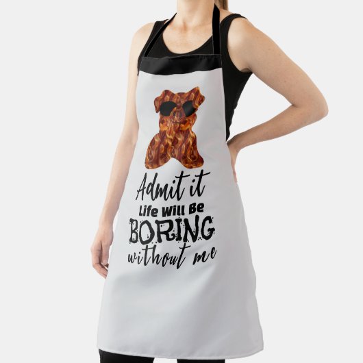 Sizzling Bacon Schort:  Chef Humor Schort (Insitu)