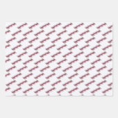 Sizzling Bacon Strips Fried Eggs Breakfast Food Inpakpapier Vel (Voorkant 3)