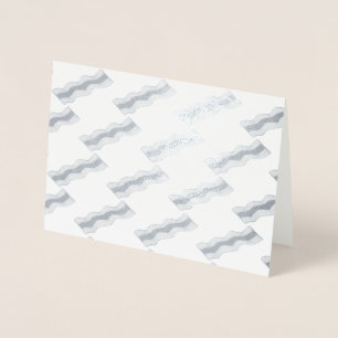 Sizzling Bacon Strips Medium Breakfast Food Foodie Folie Kaarten