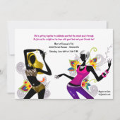 Sizzling Chicks Girl's Night Out uitnodiging (Voorkant)