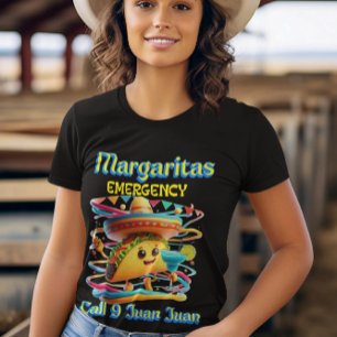 Sizzling Fiesta: Margaritas noodsituatie T-shirt