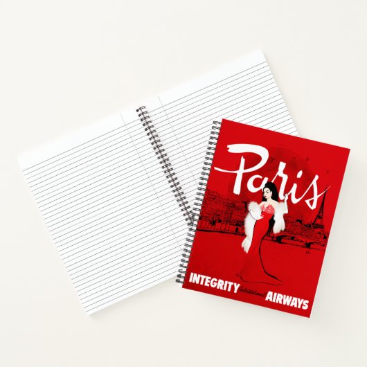 Sizzling in Paris Notitieboek (Binnen)