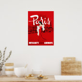 Sizzling in Paris Poster (Keuken)