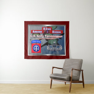 Sizzling Senior Jump Wings 82nd Airborne Division Wandkleed