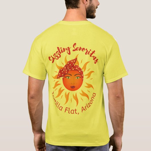 Sizzling Senoritas T-Shirt (Achterkant)