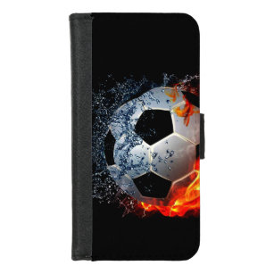 Sizzling Soccer iPhone 8/7 Portemonnee Hoesje