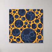 Sizzling Trippy Abstracte Lava Gaten Ontwerppatroo Canvas Afdruk (Voorkant)