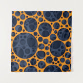 Sizzling Trippy Abstracte Lava Gaten Ontwerppatroo Wandkleed (Voorkant (horizontaal))